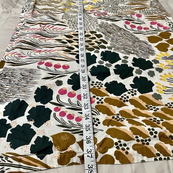 Marimekko King Pillow Sham Pieni Letto Cotton Floral Abstract Multicolor Swedish - Picture 4 of 8